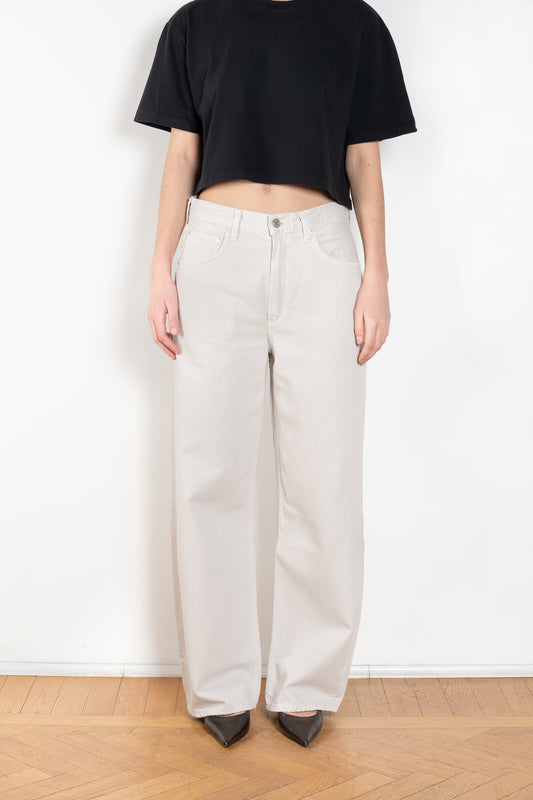 The Low Curve Jeans by Agolde has a sleek, low curved out seam gently tapers down to the ankle