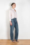 The Luna Jeans by Agolde is a high waisted jeans with an inserted piece detailing the outseam for added volume and a bow shaped leg