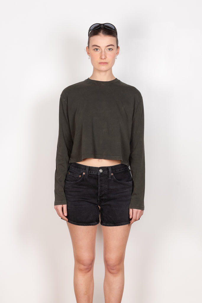 The Mason Cropped Tee by Agolde is a relaxed t-shirt