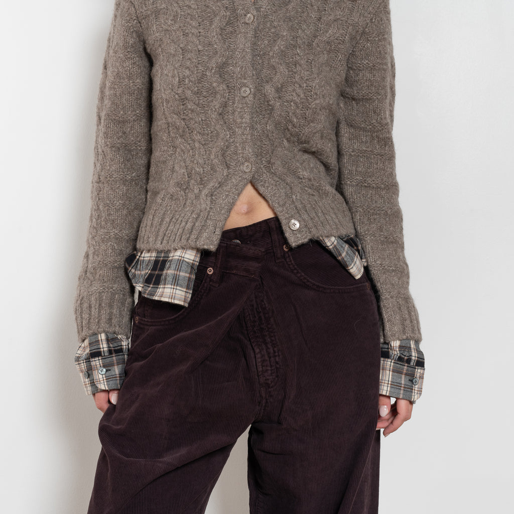 agolde vana fold corduroy