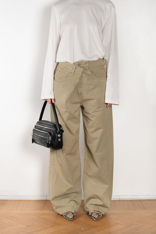 The Vana Fold Jean by Agolde has a bold, directional silhouette, featuring a distinctive 