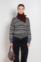and daughter edith stripe polo grey