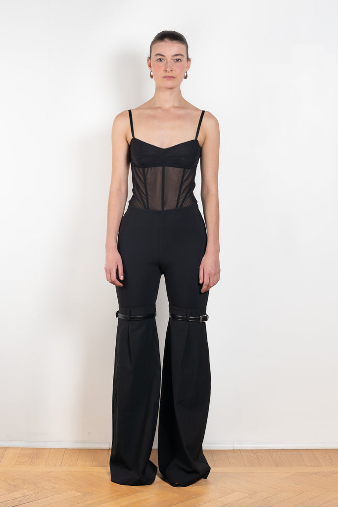 The Ada Bodysuit by Anna October features a corset bodice