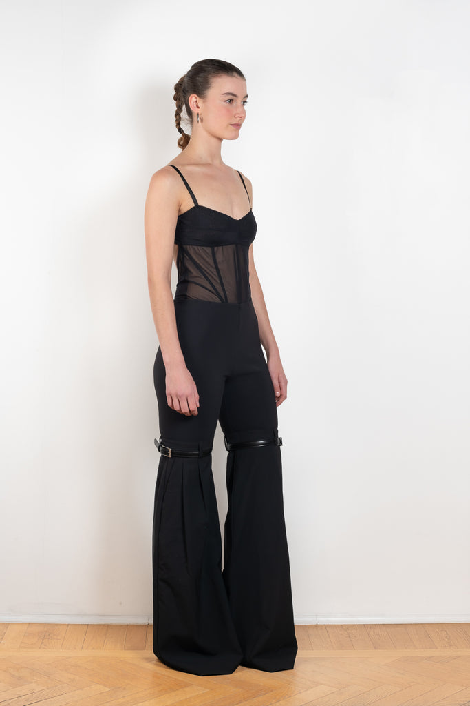 The Ada Bodysuit by Anna October features a corset bodice