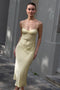 The Waterlily Midi Dress by Anna October is a&nbsp;signature lightweight summer dress with an open back and lingerie details