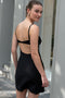 The Mini Waterlily Dress by Anna October is a signature lightweight summer dress with an open back and lingerie details