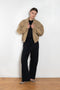 The Gabardine Blouson by Auralee is a short blouson jacket with a natural dye and soft feel