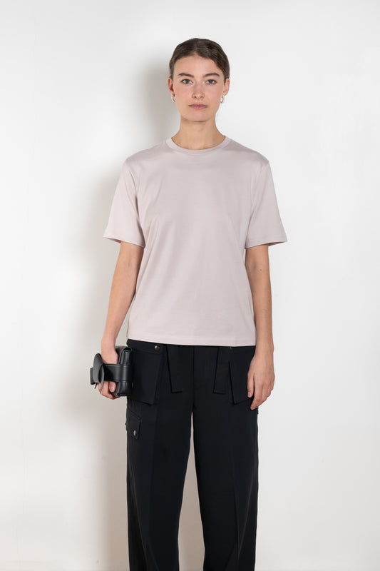 The Pima Cotton Tee by Auralee is a relaxed tshirt in a high quality pima cotton
