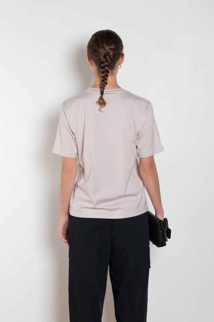 The Pima Cotton Tee by Auralee is a relaxed tshirt in a high quality pima cotton