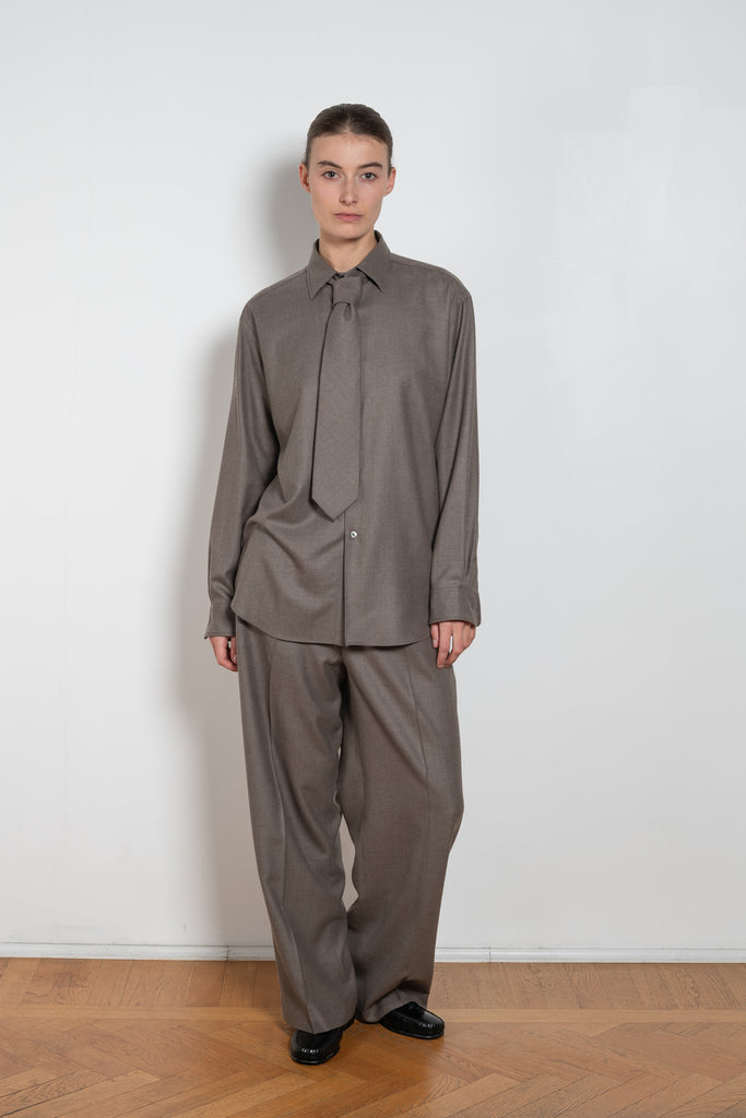 auralee light wool shirt