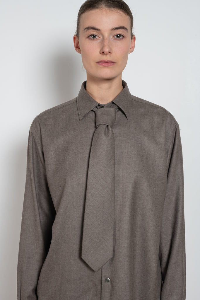 auralee light wool shirt