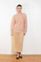 The Brushed Mohair Knit by Auralee is a knitted sweater woven from delicately spun Super Kid Mohair