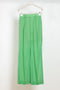 The Organdy Pants by Auralee is a very fine and lightweight trouser in a bright green sheer cotton voile