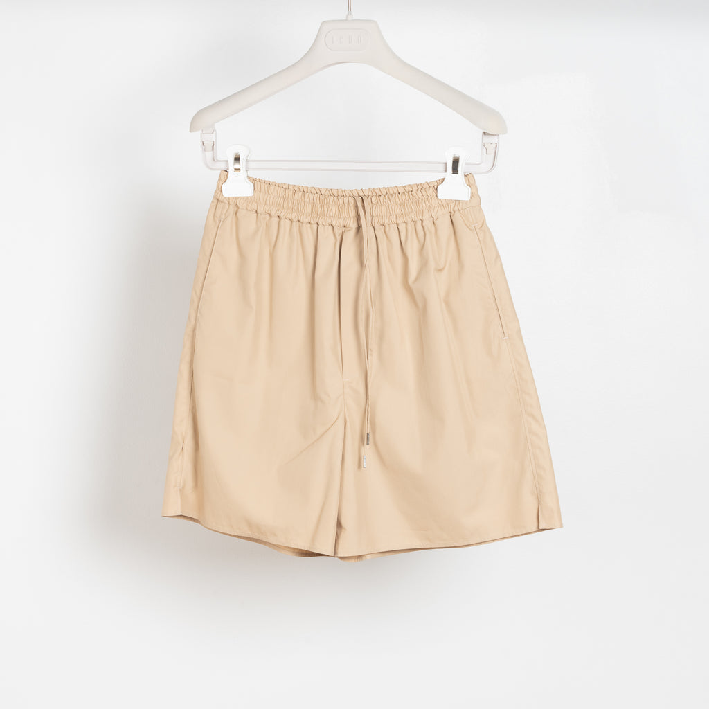 The Ox Shorts by Auralee is a elasticated cotton shorts