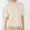 The Polo Shirt by Auralee is a high gauge picqué knit with polo details