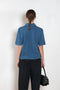 The Polo Shirt by Auralee is a high gauge picqué knit with polo details