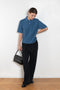 The Polo Shirt by Auralee is a high gauge picqué knit with polo details