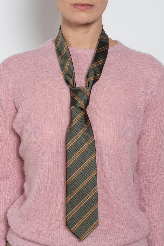 auralee sheer knit pink