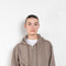 The Sweat Zip Parka by Auralee Sweat is a zipped hoodie crafted using a rare knitting machine