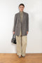 The Double Breasted Jacket by Auralee is a relaxed suit jacket made in a tropical wool kid mohair with a lightweight mid season feel perfect for everyday wear