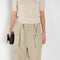 The Lightweight Cargo Pants by Auralee is a relaxed trouser in a lightweight cotton and wool blend with cargo details