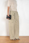 The Lightweight Cargo Pants by Auralee is a relaxed trouser in a lightweight cotton and wool blend with cargo details