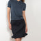 The Arista Flared Skirt by Bite is crafted from high-quality organic cotton with a subtle fluted hem and an invisible side seam closure