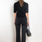 The Jersey Cropped Leggings by Bite are fitted, pull-on trousers designed with a cropped, slightly flared leg