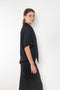 The Ludo Sheer tee by Bite is is crafted from luxurious fine cotton jersey crepe featuring a relaxed, oversized silhouette, elevated by a detachable scarf detail