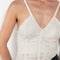 The Sirene Lace Body by Bite is crafted from fine floral lace jersey, featuring subtle ruching along the fitted bodice and BITE’s signature Sirene-shaped neckline.