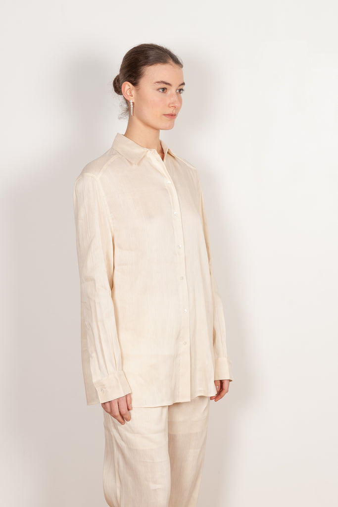 canisa shirt rice ivory loulou studio