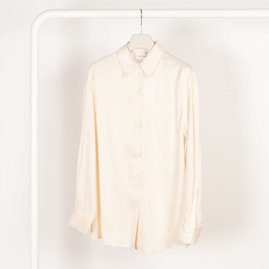 canisa shirt rice ivory loulou studio