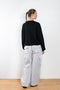 The Branded Crewneck Jumper by Coperni is a signature loose fitted sweater with a small logo on the chest