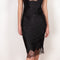 The Jacquard Cymatic Dress by Coperni is a lingerie inspired silk dress with a delicate scalloped lace neckline