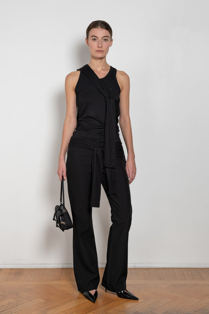 coperni knotted jersey top