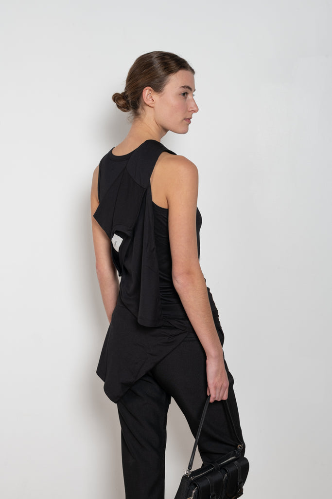 coperni knotted jersey top