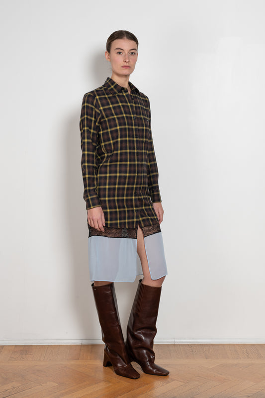 coperni shirt layer dress