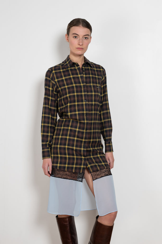 coperni shirt layer dress