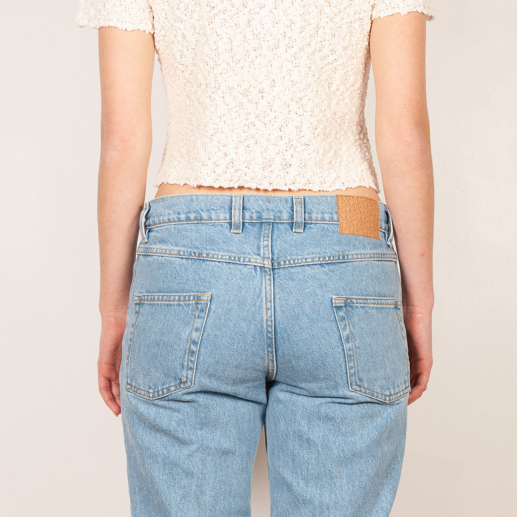 cropped denim 01 flare pants magda butrym