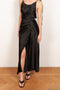 satin dress 989 black acne studios