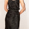 satin dress 989 black acne studios