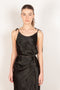 satin dress 989 black acne studios