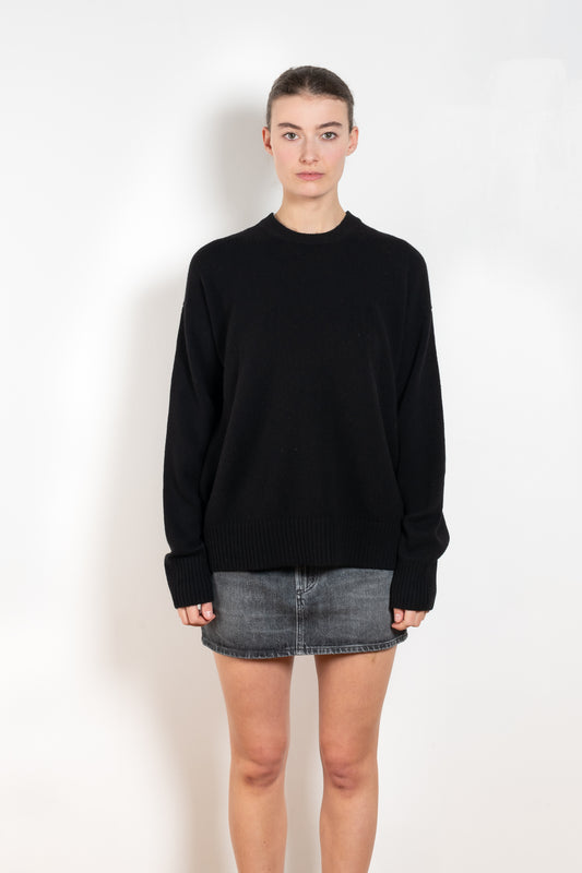 The Innes Slouch Crewneck by & DAUGHTER is crafted from softest, Scottish-spun geelong lambswool