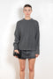 The Innes Slouch Crewneck by &DAUGHTER ;is crafted from softest, Scottish-spun geelong lambswoo