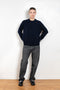 The Innes Slouch Crewneck by &DAUGHTER is crafted from softest, Scottish-spun geelong lambswool