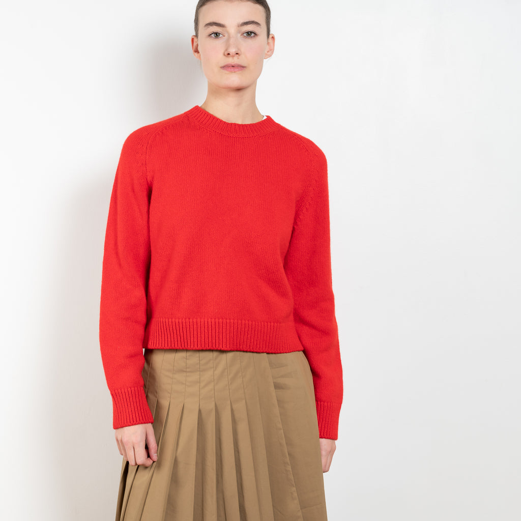 The Rosh Crewneck by &amp; DAUGHTER has neat proportions. Neither shrunken nor oversized,