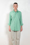 The Boyfriend Shirt by Denimist is a more fitted shirt in a green cotton&nbsp;