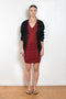 The Dewi Dress by Flore Flore is a fitted crew neck tank dress with a double stitched cut-off seam on the back.&nbsp;