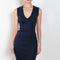 The Dewi Midi Dress by Flore Flore is a deep v-neck dress