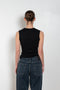 The Esme Tank by Flore Floreis a&nbsp;fitted crew neck tank top with a double stitched cut-off seam on the back